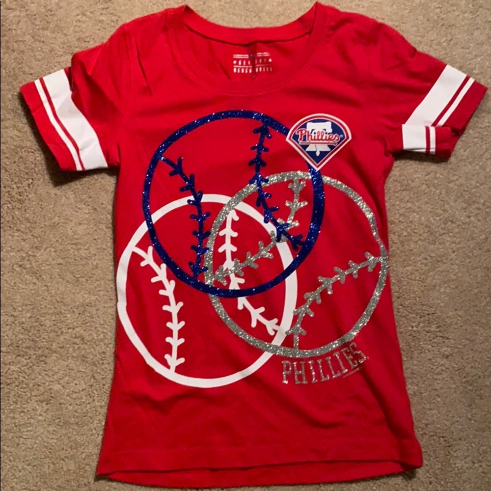 Girls Justice Philadelphia Phillies T-shirt Size 8
